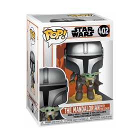 Figurine Funko POP! - The Mandalorian - The Mandalorian avec Baby Yoda n°402