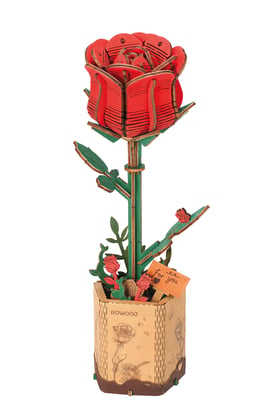 Maquette 106 pièces - Rose rouge - Rowood