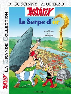 figurine asterix en metal album bd la serpe d or amerix obelix