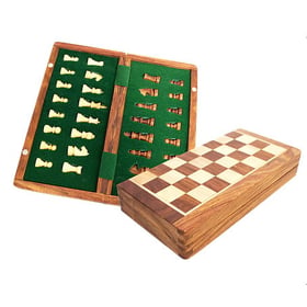 Jeu d'échecs pliable 25 cm - Ferti Games
