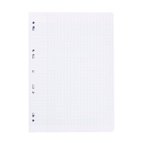 Feuilles simples A4 21 x 29.7 cm - 400 pages grands carreaux - 90 g/m² - Blanc - Cultura