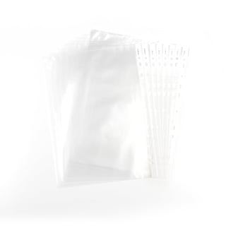 Surcotto Pochettes en plastique A4, pochettes perforées extensibles A4, lot de 14 dossiers en