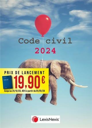 Code civil (édition 2024) : Charlotte Goldie-Genicon,Jean-Jacques  Ansault,Sabine Maze - 2711039900 - Livre de Droit