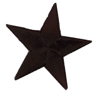 mediac Ecusson thermocollant poule motif étoile 3x3.5cm
