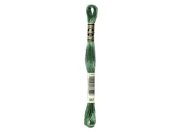 Fil à broder DMC - Mouliné spécial - Laurier vert n°367