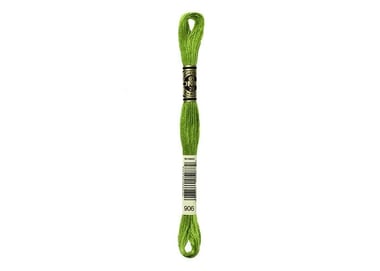 Fil à broder DMC - Mouliné spécial - Vert pomme n°906