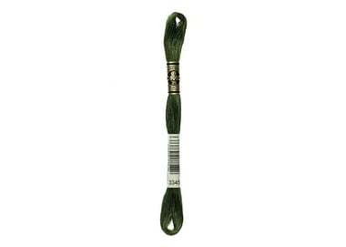 Fil à broder DMC - Mouliné spécial - Vert menthe n°3345