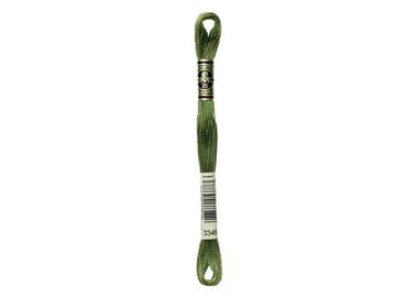 Fil à broder DMC - Mouliné spécial - Vert du Tyrol n°3346