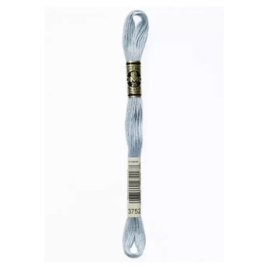Fil à broder DMC - Mouliné spécial - Bleu porcelaine clair n°3752