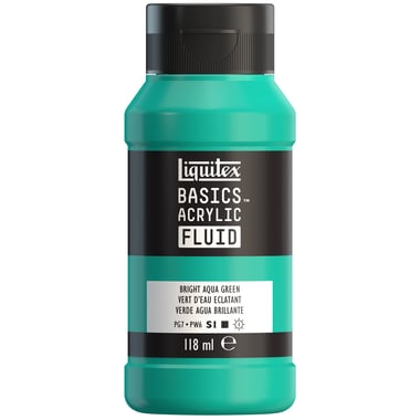 Peinture acrylique - Basic Acrylic Fluid - Liquitex - 118 mL - Vert d'eau brillant - 660