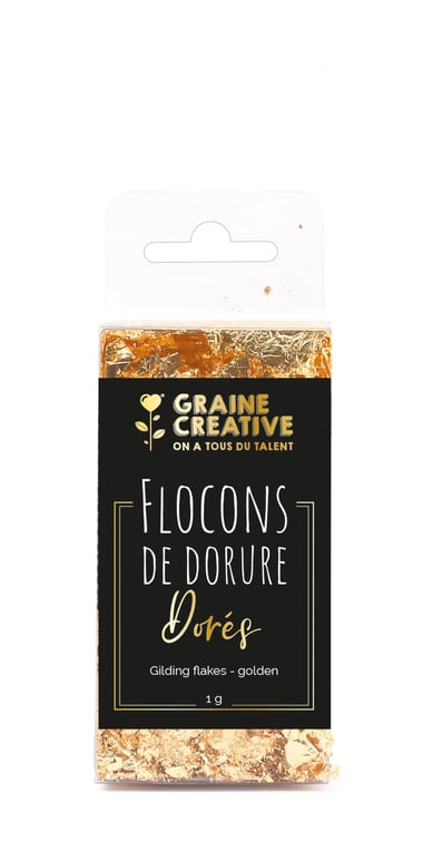 Flocons de dorure Graine Créative - Or - 1 g