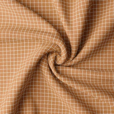 Coupon de tissu Domotex - Imprimé - Coton - Ecru - 100 x 150 cm