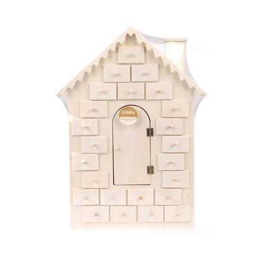 Calendrier De L'Avent DIY 24 Maisons Pain D'épices - À Remplir Avec Jouets Ou Bonbons, Décorations Incluses