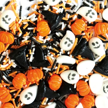 Lot de décorations en sucre ScrapCooking® - Mix 3D Halloween - 42 g