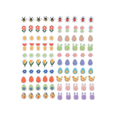 Gommettes en mousse – 100 pièces