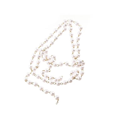 Chaîne perles - 50 cm - Acier inoxydable doré - Créalia