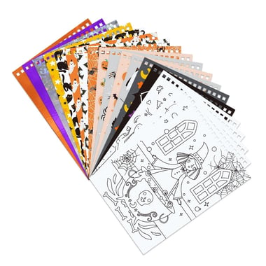 Carnet de dessin avec gommettes