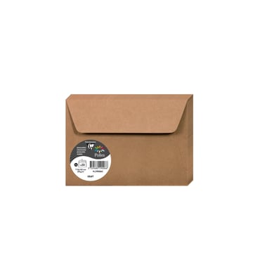20  enveloppes Pollen - Clairefontaine - Kraft - 114x162 mm