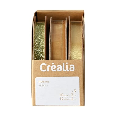 Rubans 3 x 2 mètres - Doré - Créalia