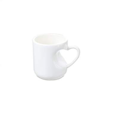 Mug coeur entier sublimable - Créalia