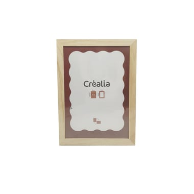 Cadre photo en bois à décorer - 21 x 29,7cm - Créalia