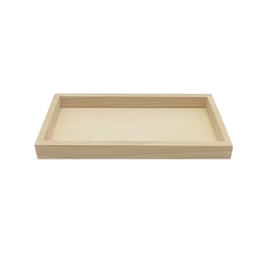 Plateau en bois à décorer - 10 x 20cm - Créalia