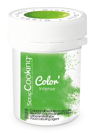 Colorant alimentaire en poudre ScrapCooking®- Vert - 5 g
