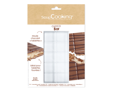 Moule tablette chocolat choco bar ScrapCooking®
