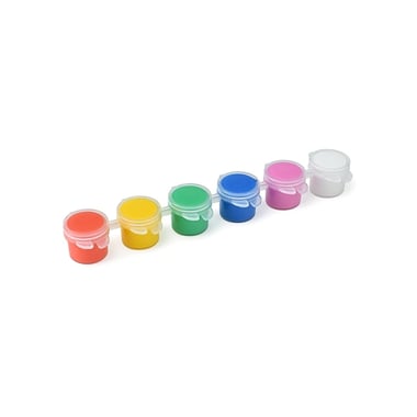 Gouaches x6 - 3,6 ml - Couleurs primaires - Créalia