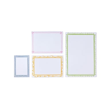  Toiles cartonnées et cadres x4