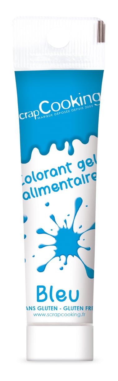 Colorant gel alimentaire ScrapCooking® - Bleu - 20 g