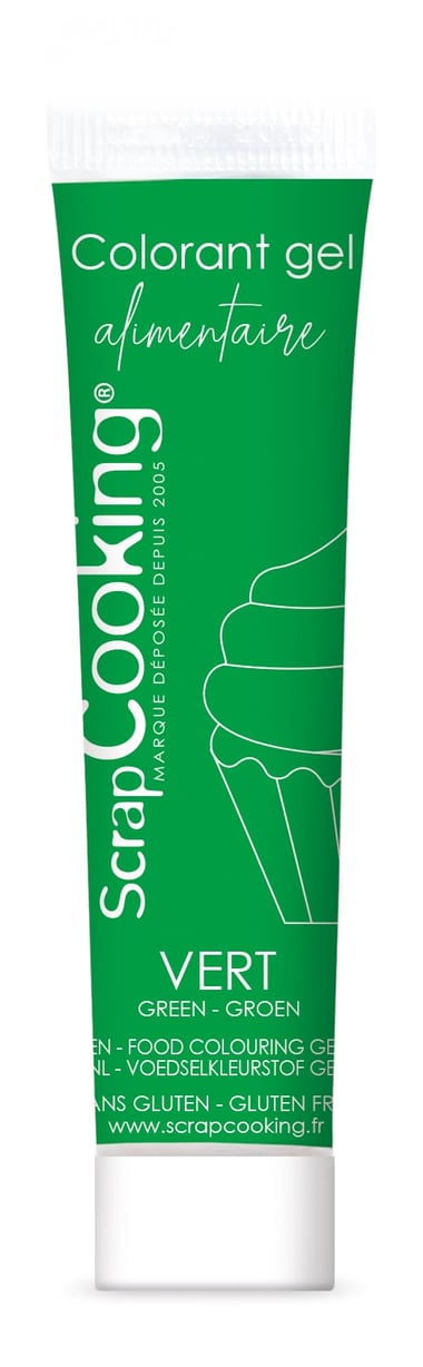 Colorant gel alimentaire ScrapCooking® - Vert - 20 g