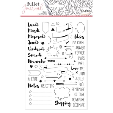 Stampo Planner - Tampon mousse - Bullet Journal