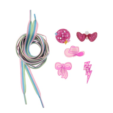 Accessoires de chaussure - Lacets et clips colorés - Créalia