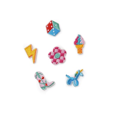 Mini patchs thermocollants x6 - 8,5 cm - Créalia