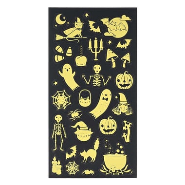 Autocollants phosphorescents Halloween
