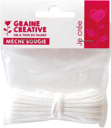 Mèche bougie Graine Créative - 5 m x 1 mm