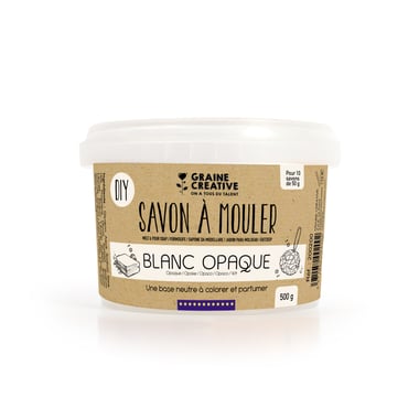 Bloc savon Graine Créative - Opaque - 500 g