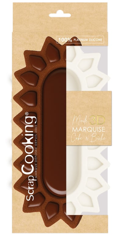 Moule silicone cake & bûche  - Scrapcooking - Marquise