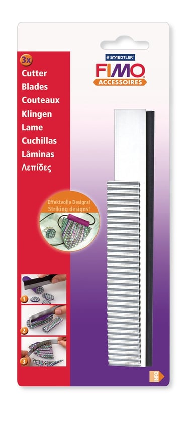 Lot de 3 lames Fimo