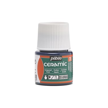 Pot 45 ml peinture céramique Pébéo Setacolor Ceramic - Emeraude