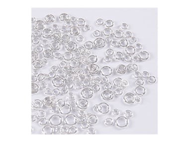 150 jonctions anneau brisé assortis - Argent - Créalia