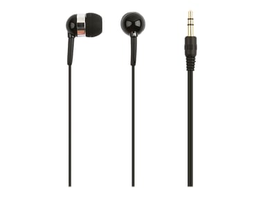 Ecouteurs filaires intra-auriculaires Cultura - noir