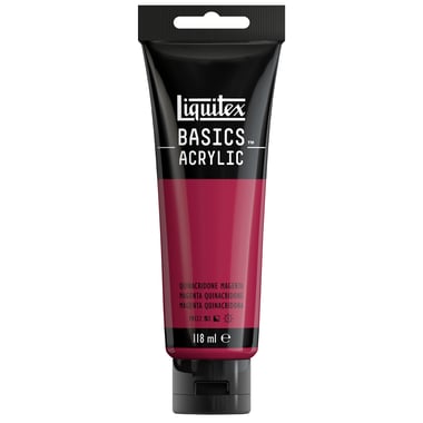 Tube 118 ml de peinture acrylique Liquitex - Basics - magenta