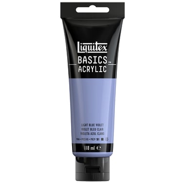 Tube 118 ml de peinture acrylique Liquitex - Basics - violet pourpre clair