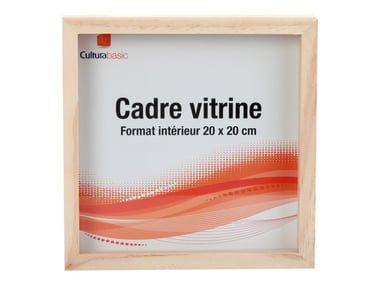 Cadre vitrine - 20x20 cm - Créalia
