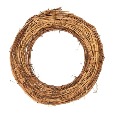 Couronne de porte - 30 cm - osier naturel
