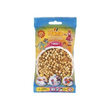 Sachet de perles Hama - 5 mm - or - 1000 perles