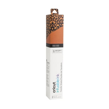 Lot de 2 feuilles de transfert Cricut™ Infusible Ink - Léopard - 30,5 x 30,5 cm