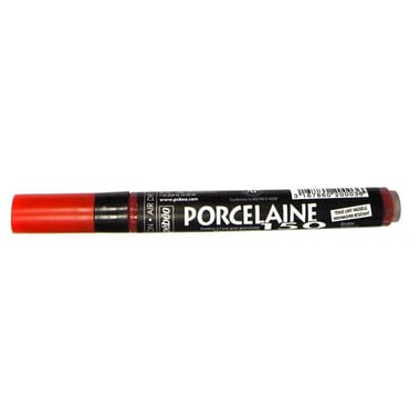 Feutre porcelaine pointe moyenne - Pébéo  - Ecarlate - Porcelaine 150